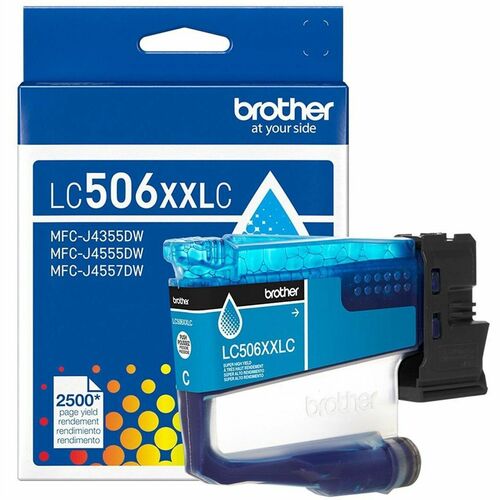 Brother LC506XXLC Original Super High Yield Inkjet Ink Cartridge - Cyan - 1 Each - 2,500 pages