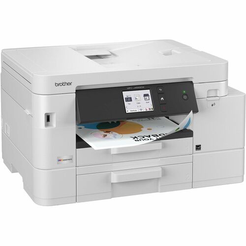 Brother MFC-J4555DW Wired Inkjet Multifunction Printer - Color - Copier/Fax/Printer/Scanner - 4800 x 1200 dpi Print - Ethernet - USB - 1 Each