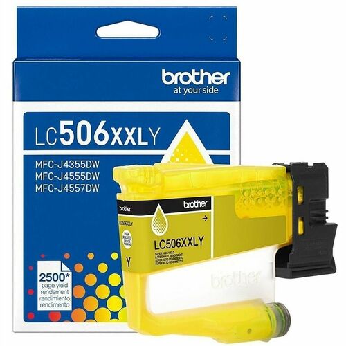 Brother LC506XXLY Original Super High Yield Inkjet Ink Cartridge - Yellow - 1 Each