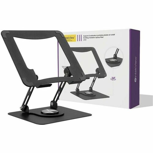 Intekview 360° Rotating Foldable Laptop Riser - 1 Pack