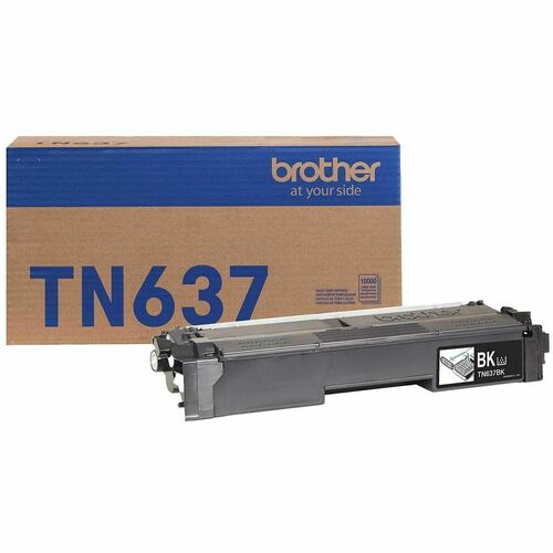 Brother TN637BK Original Ultra High Yield Laser Toner Cartridge - Black Pack - 10,000 pages