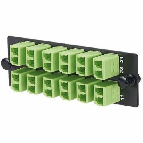 Panduit 12 Position Non-Keyed Orange Duplex LC Adapter Panel