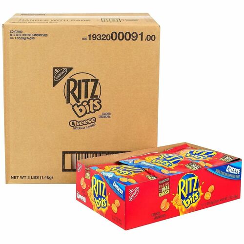 Ritz Cheese Bites - Cheese - 1 oz - 48/Bag - 1 / Carton