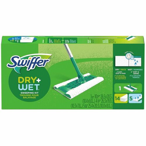 Swiffer Sweeper Mop - Easy to Use - Green - 1 / Carton
