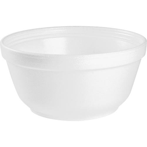 Dart 12 oz Insulated Foam Bowls - Serving - White - Foam Body - 50/Bag - 20 / Carton