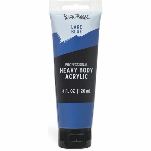 Brea Reese Professional Heavy Body Acrylic Paint - Lake Blue - Liquid - Lake Blue - 4 fl oz - 1 Each