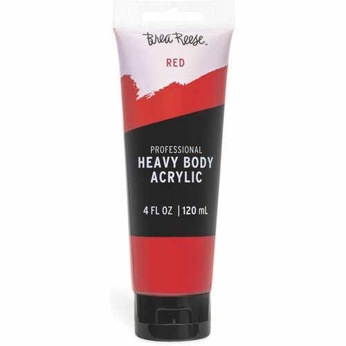 Brea Reese Professional Heavy Body Acrylic Paint - Red - Liquid - Red - 4 fl oz - 1 Each