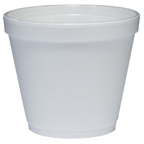 Dart Foam Food Containers - Serving - Disposable - White - Foam Body - 1000 / Case