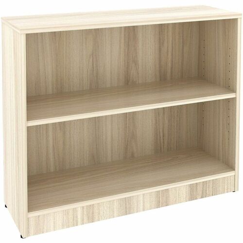 Lorell Bookcase - 2 x Shelf(ves) - Modern Elm - Assembly Required