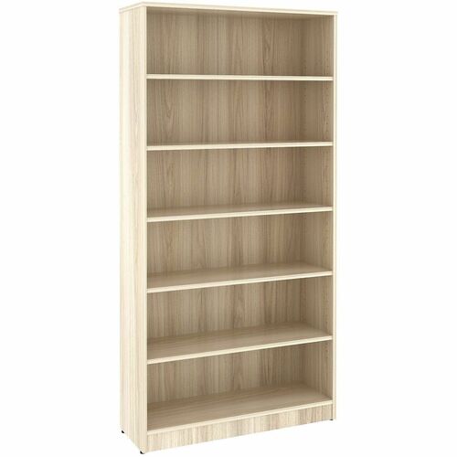 Lorell Bookcase - 6 x Shelf(ves) - Modern Elm - Assembly Required