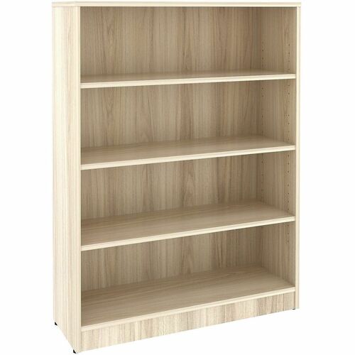 Lorell Bookcase - 4 x Shelf(ves) - Modern Elm - Assembly Required
