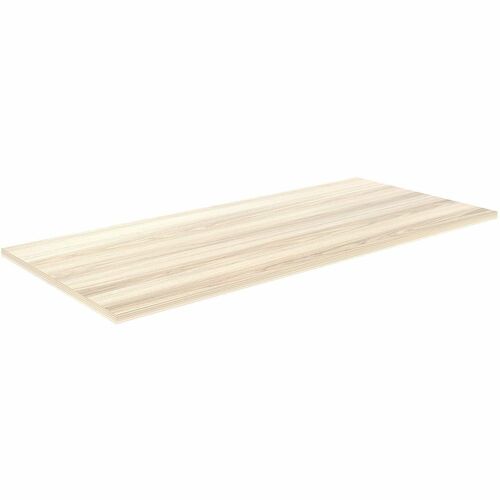 Lorell Multipurpose Tabletops - Laminated Rectangle Top - 30" Table Top Width x 66" Table Top Depth x 1" Table Top Thickness - 1" Height - Training, Multipurpose - Assembly Required - Modern Elm - Particleboard Top Material - 1 Each