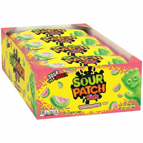 Green Rabbit Candy - Watermelon - Dairy-free, Nut-free - 2 oz - 24 / Carton