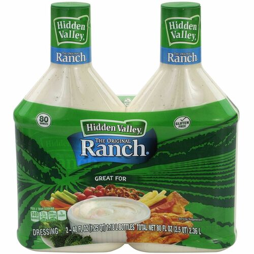 Green Rabbit Hidden Valley Ranch Dressing Original - Original - 2.50 lb - 1 / Carton