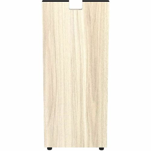 Lorell Essential Series Laminate Desking & Accessory - 28.5" Height x 12" Width x 1" Depth - Material: Laminate, Metal - Finish: Modern Elm - Cam Lock - For Credenza - 1 Each