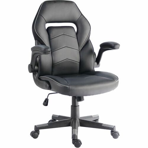 NuSparc SpawnSafe Antimicrobial Gaming Chairs - Polyurethane, Nylon - Black, Gray