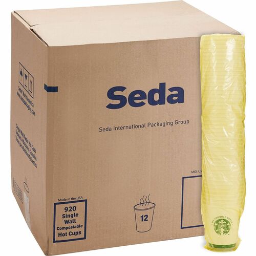 Starbucks Cup - 12 fl oz - White - Recycled