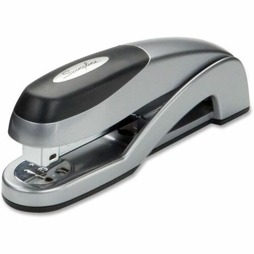 Swingline Optima Desktop Stapler - Staples Upto 25 Sheet of 20lb Paper - Holds Upto 35450 Staple - Silver - Die-cast Metal - 1 Each