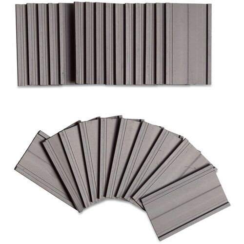 U Brands Card Holder - 1" Height x 2" Width - Black - Magnetic - 25 / Pack