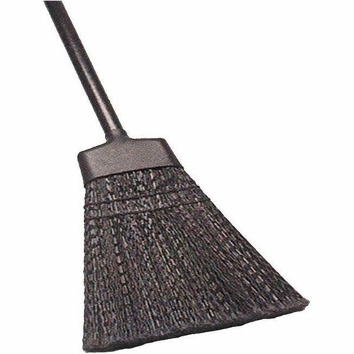 SKILCRAFT® Toro Upright Broom - Synthetic Polypropylene Bristle - 56" Overall Length - Steel, Vinyl Handle - Black - 1 Each