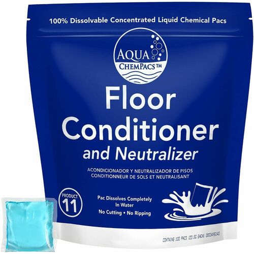Diversey Floor Conditioner & Neutralizer, 1x 100ea - For Floor, Glass, Tile, Metal - Concentrate - Liquid - 0.79 oz (0.05 lb) - Recommended For: Alkaline Deposit Remover, Residue Remover, Salt Remover, Ice Melter Removal, Limescale Remover, Hard Water Rem
