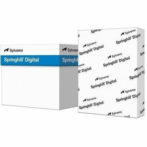Springhill Digital Index MP Hvy-Weight Cardstock - 92 Brightness - 110 lb Basis Weight - Hard - Sustainable Forestry Initiative (SFI) - Die-cut, Foldable, Durable, Stiff, Acid-free, Heavyweight - White - 250 / Pack