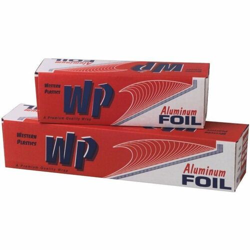 WP Foodservice Aluminum Foil - 12" Width x 500 ft Length - Sturdy, Heavy Duty - Aluminum Foil - Silver - 1 Each