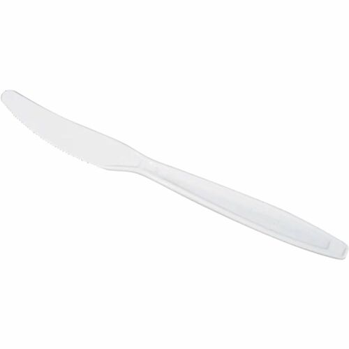karat Wrapped Knife, Heavy-Weight/White - Knife - Knife - Restaurant, Cafeteria - Polypropylene Plastic - White - 1000 / Carton