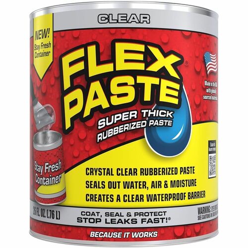 FLEX SEAL Flex Paste - Clear - 1.62 lb - 1