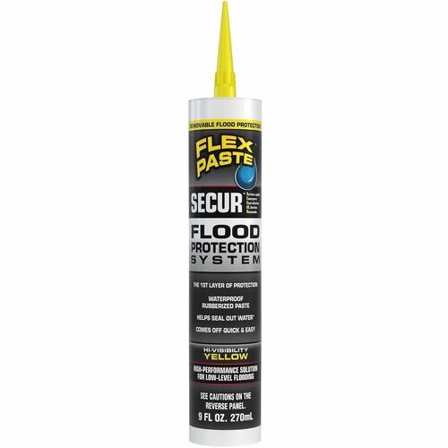 FLEX SEAL SECUR Low-Level Flood Protection Flood Paste - Yellow - 0.56 lb - 1