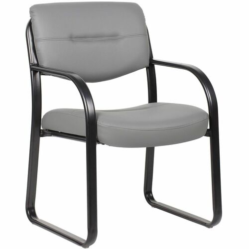 Boss Chair - Sled Base - Gray - 1 Each