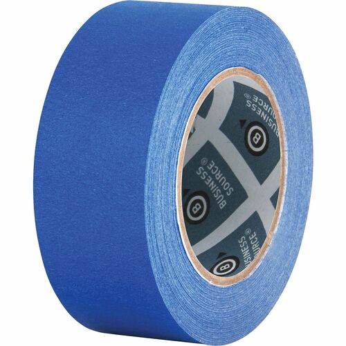 Business Source Multisurface Painter's Tape - 60 yd Length x 2" Width x 5.5 mil Thickness - Blue - For Multi Surface, Ceiling, Baseboard, Door, Window, Trim - 2 / Pack
