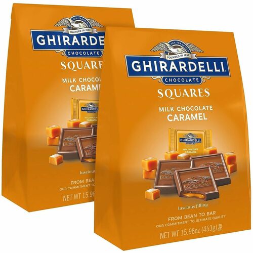 Green Rabbit Chocolate - Milk Chocolate, Caramel - Individually Wrapped - 1 / Carton