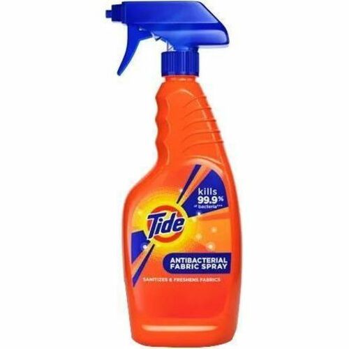 Tide Antibacterial Fabric Spray - For Multi Surface - Spray - 22 fl oz (0.7 quart) - Recommended For: Bacteria Remover, Germs Remover, Odor Remover - Anti-bacterial, Light Scent, Deodorize, Freshen, Fast Acting - Orange - 6 / Carton