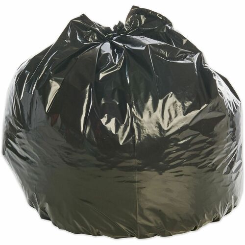 SKILCRAFT® "TRC" Total Recycled Content Bags - 33 gal Capacity - 39" Length x 33" Width x 1.30 mil (33 Micron) Thickness - Black - Resin - Waste Disposal - Recycled - 33 / Box