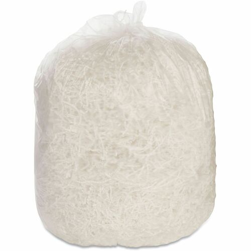 SKILCRAFT® Linear Trash Can Liners - 45 gal Capacity - 46" Length x 40" Width x 0.60 mil (15 Micron) Thickness - Low Density - Clear - Garbage, Can Liner, Waste - 40 / Box