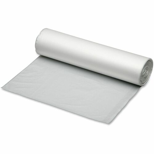 SKILCRAFT® Coreless Role Can Liners - 45 gal Capacity - 48" Length x 40" Width - High Density - Clear - Can - 250 / Box