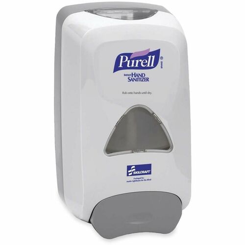 SKILCRAFT® Hand Sanitizer Foam Dispenser - 1.27 quart Capacity - Gray - 6 / Box