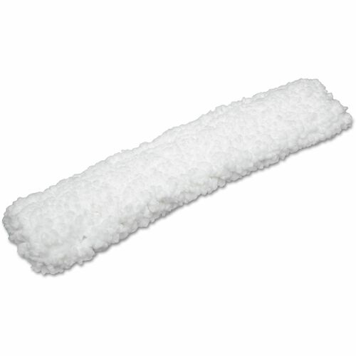 SKILCRAFT® Utility Microfiber Duster Refill - 3.5" Width x 17" Depth - Machine Washable, Bleach-safe - MicroFiber, Polyester - White - 1 Each