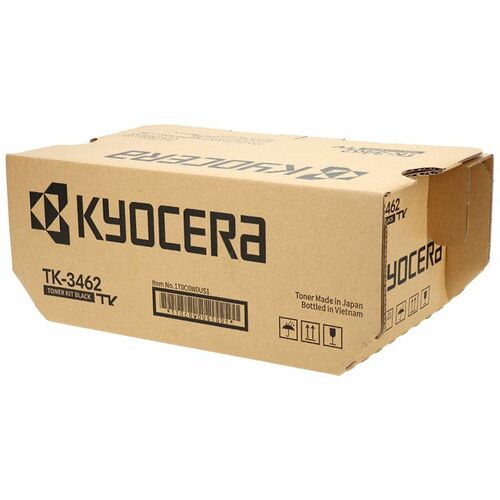 Kyocera Original High Yield Laser Toner Cartridge - Black - 1 Each - 25000 Pages