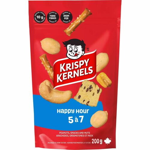 Krispy Kernels Happy Hour Peanuts, Snacks and Nuts Mix - 7.05 oz (200 g) - 1 Each