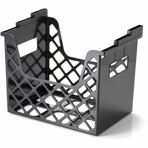 Business Source Desktop File Organizer - Desktop - Black - 1 Each