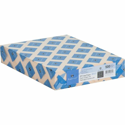 Sparco Premium Grade Pastel Color Copy Paper - Letter - 8 1/2" x 11" - 20 lb Basis Weight - Lint-free, Archival-safe, Acid-free - Ivory - 500 Sheets per Ream - 10 / Carton