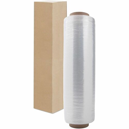 Lindenmeyr Explorer Cast Machine Stretch Film - 19.69" Width x 5000 ft Length - Puncture Resistant, Disposable - Clear - 1 Roll