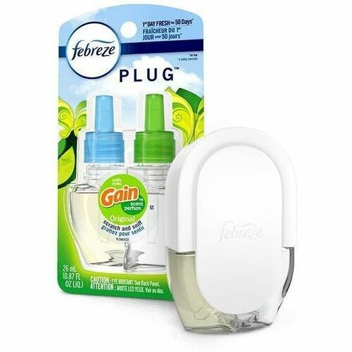 Febreze Fade Defy PLUG Refill - 0.8 fl oz (0 quart) - Gain Original - 50 Day - Odor Neutralizer - 1 Each