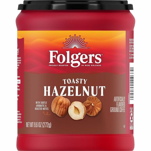 Folgers® Ground Toasty Hazelnut Ground Coffee - Medium - Ground - Toasty Hazelnut - 1 Each
