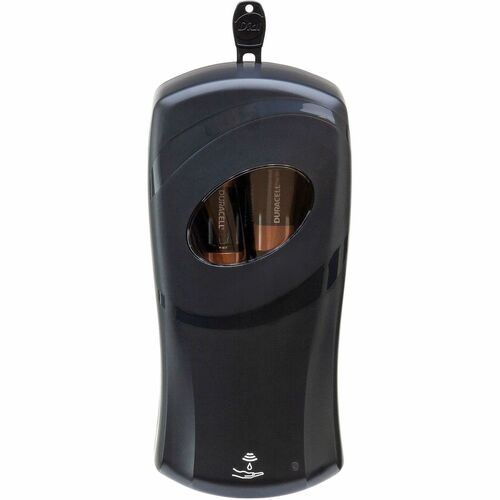 Dial FIT Touch-Free Dispensers - Automatic - 1.27 quart Capacity - Support 4 Battery - Touch-free, Refillable, Durable, Drip-free, Level Indicator - Slate - 1 Each
