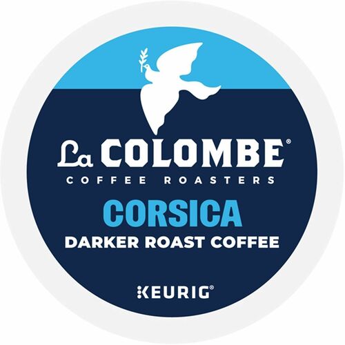 La Colombe K-Cup, Pod, Ground Corsica K-Cup Coffee Pods - Compatible with Keurig Brewer - Dark/Bold - K-Cup, Pod, Ground - Cocoa, Corsica - Kosher - 20 / Box