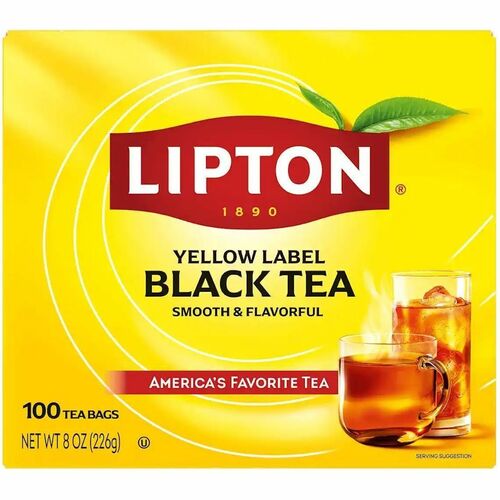 Lipton® Classic Tea Bags Black Tea Tea Bag - Black Tea - 100 Teabag - 100 / Box