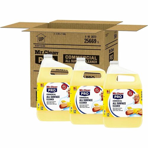 Mr. Clean PRO All-Surface Cleaner - For Multi Surface, Multipurpose - Ready-To-Use - Liquid - 128 fl oz (4 quart) - Recommended For: Dirt Remover, Grease Remover, Grime Remover, Soil Remover - Alkylphenols-free, Benzene-free, Lead-free, Mercury-free, Cadm